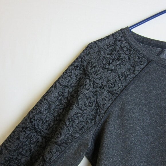 CALIA Limited Edition Gray Long Sleeve Crew Neck Athletic Sweatshirt Women's S - Picture 3 of 7